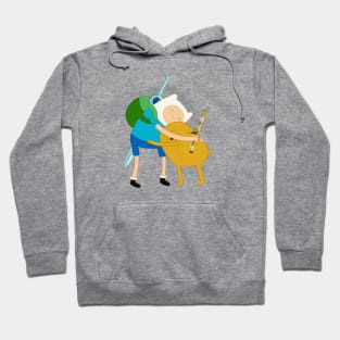 Finn and Jake hugging Hoodie